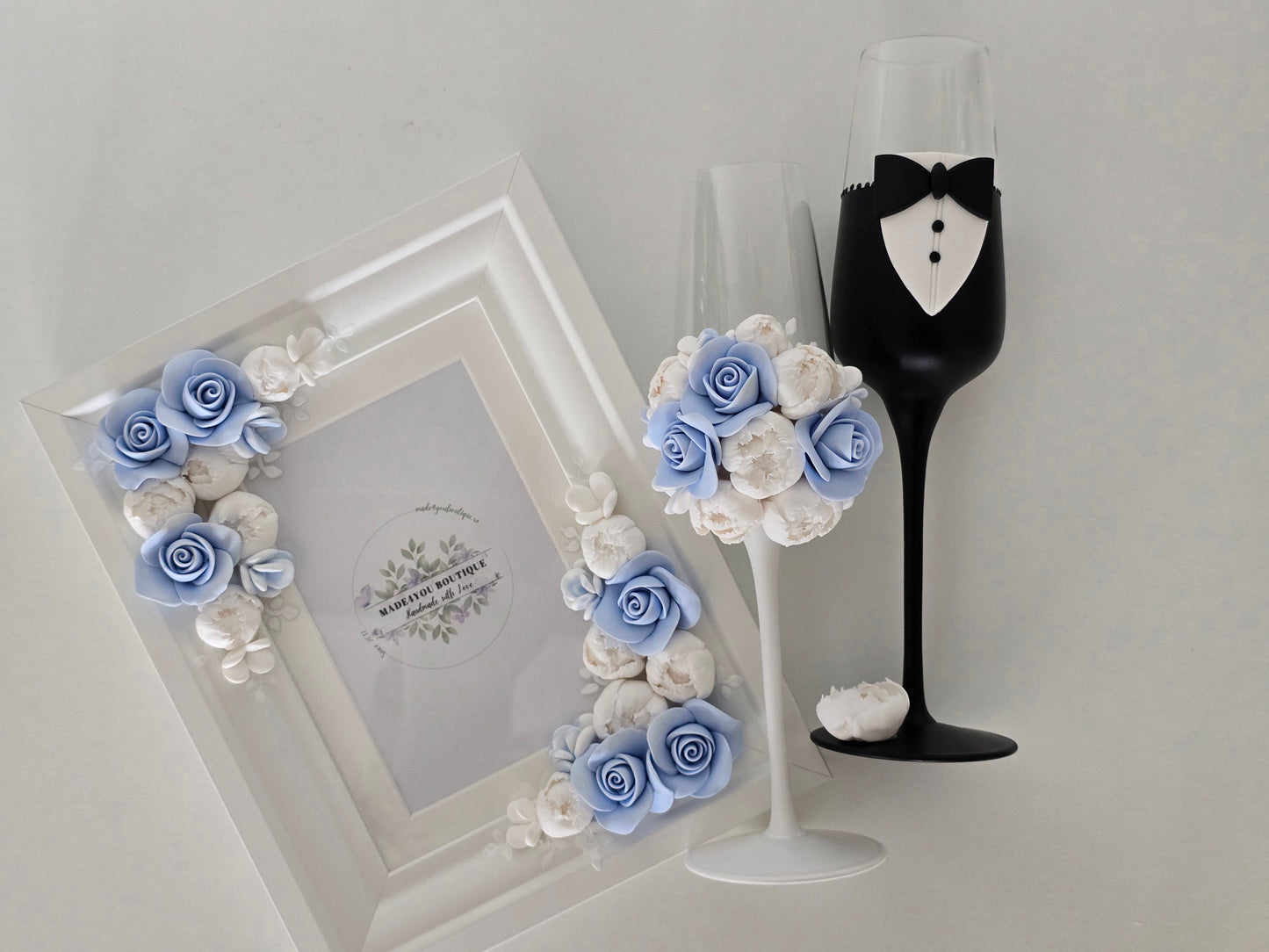 Set baby blue