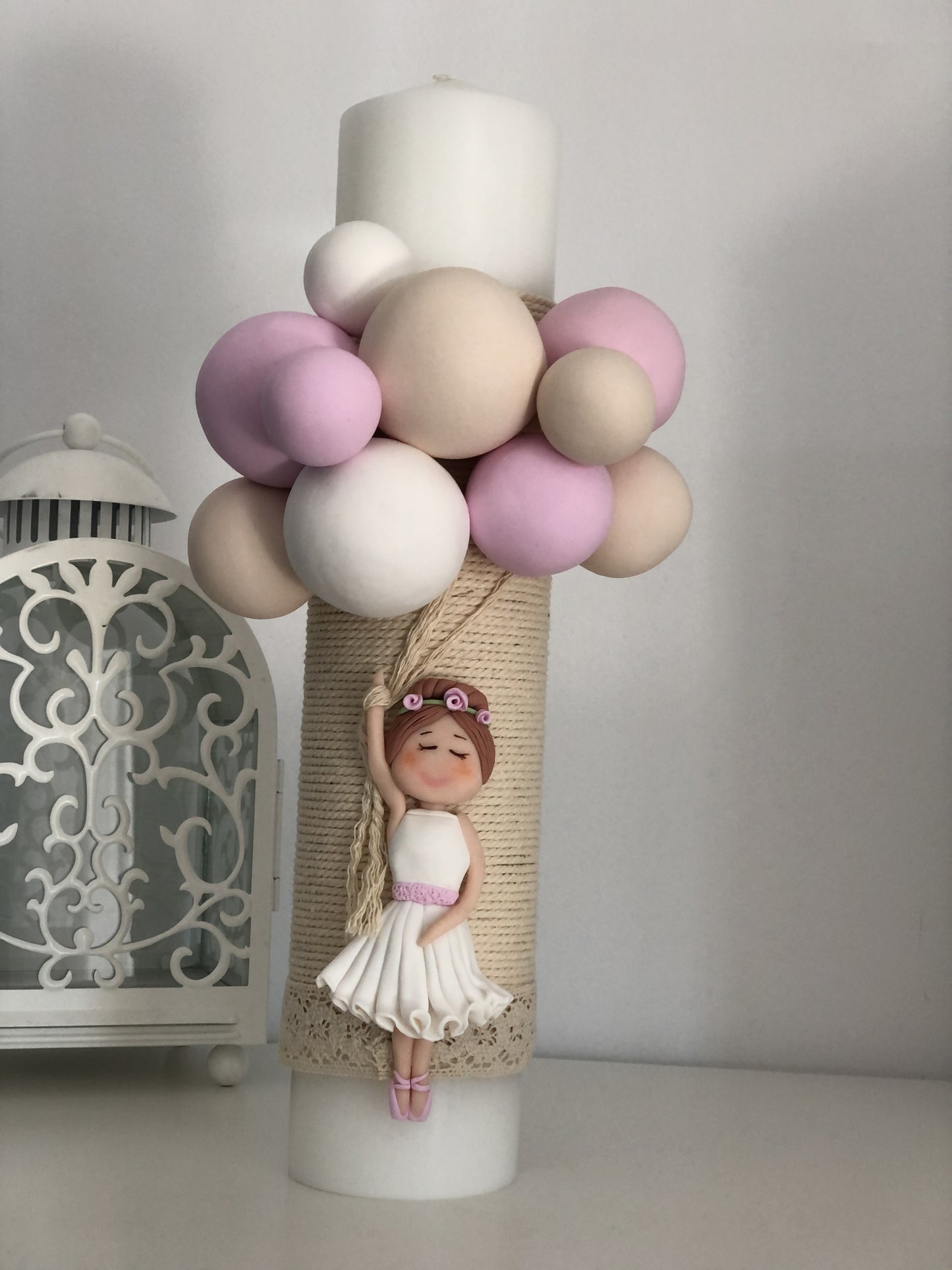 Lumanare botez Balerina