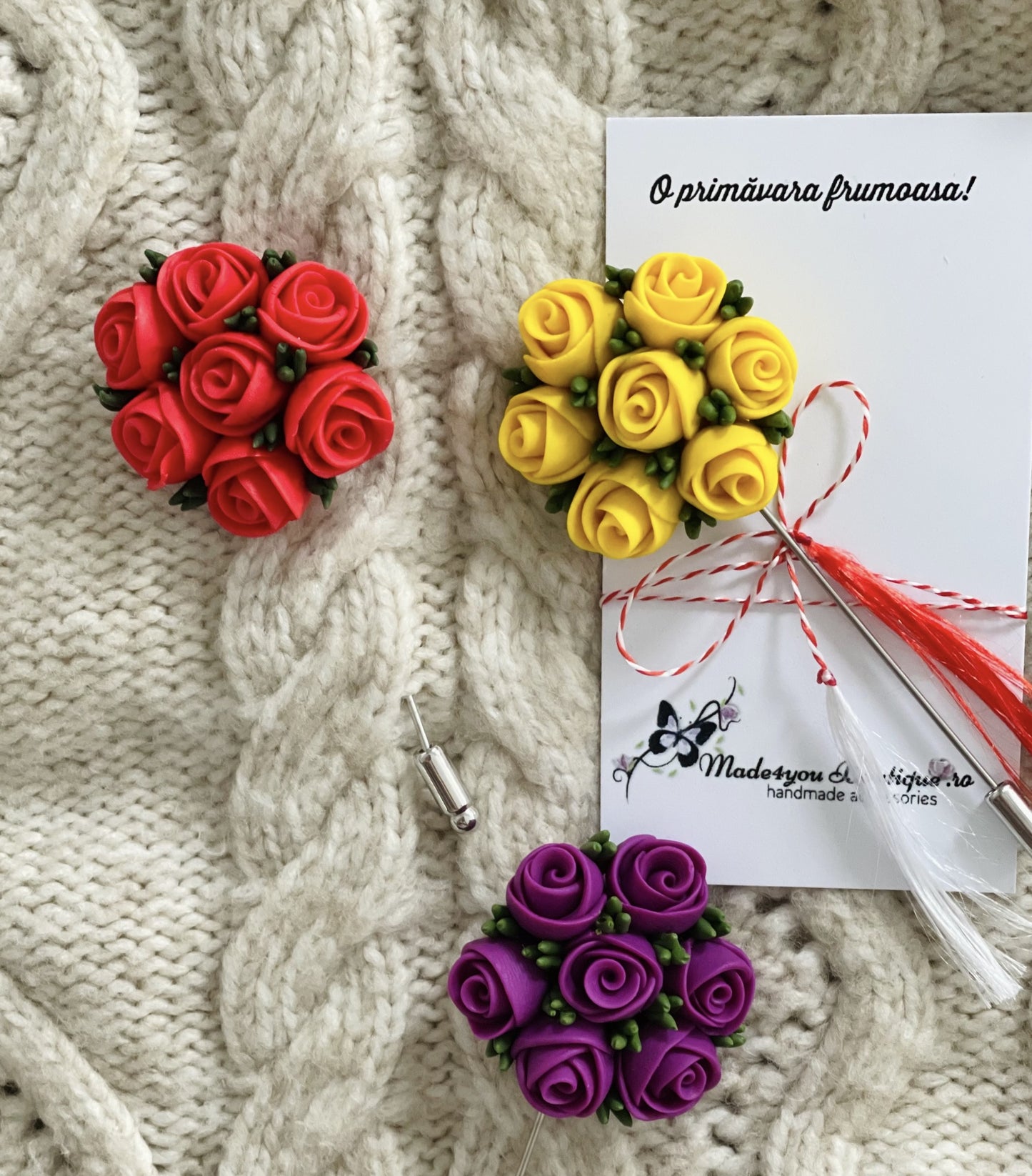 Mărțisor buchet de trandafiri