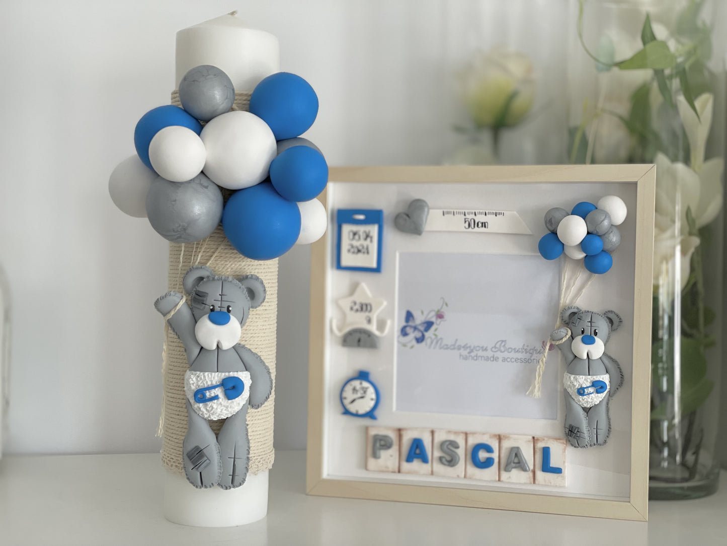 Set botez Pascal teddy