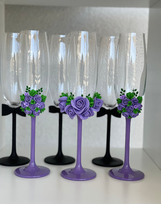 Set pahare miri/nasi purple