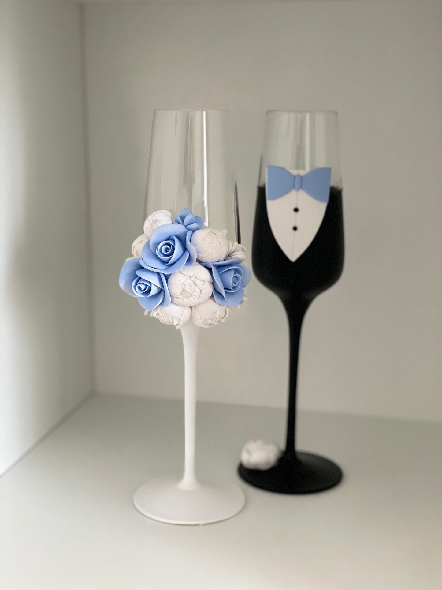 Set Bujori Blue