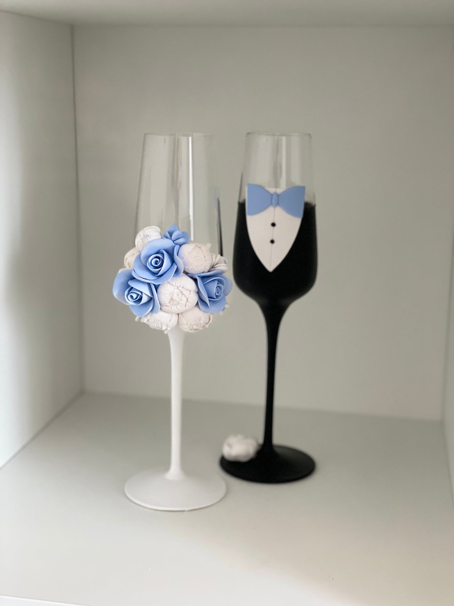 Set Bujori Blue